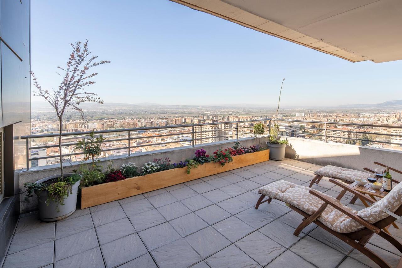 Atico Top Granada, Penthouse, 18-19Th Floor, City Centre, Views, Terrace, Free Parking Zewnętrze zdjęcie
