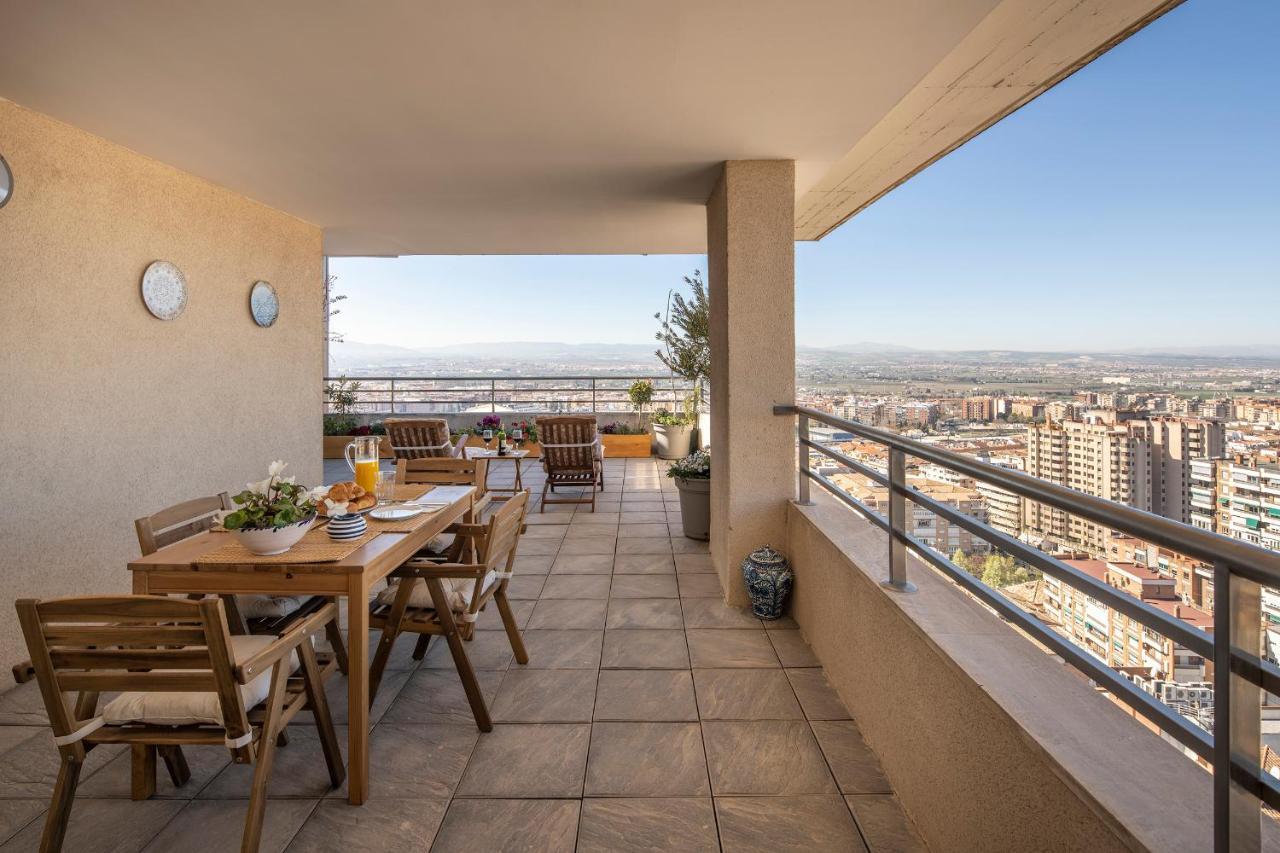 Atico Top Granada, Penthouse, 18-19Th Floor, City Centre, Views, Terrace, Free Parking Zewnętrze zdjęcie