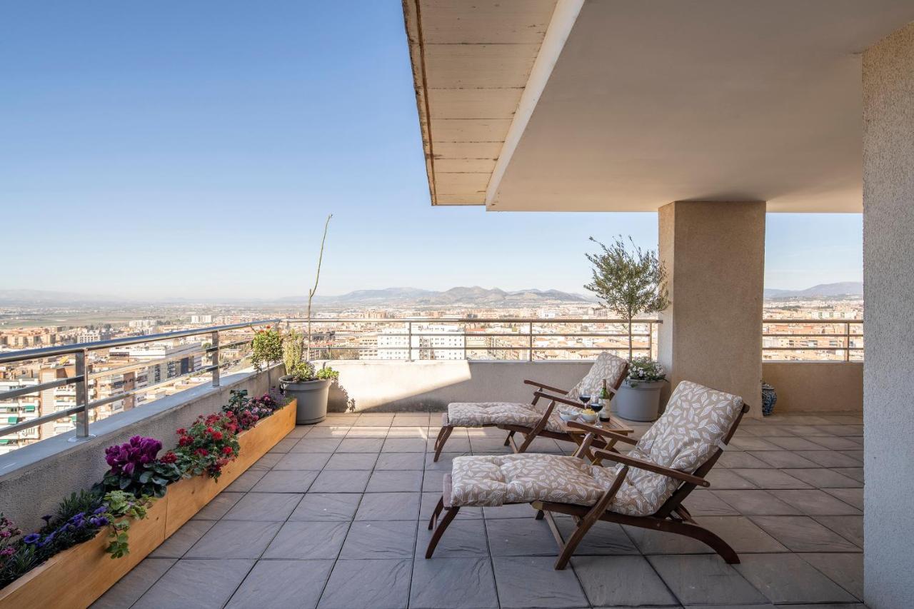 Atico Top Granada, Penthouse, 18-19Th Floor, City Centre, Views, Terrace, Free Parking Zewnętrze zdjęcie